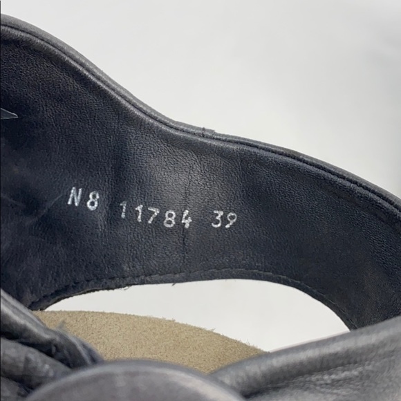 Pedro Garcia Sz 39 Leather Heels Sandals - Picture 10 of 10